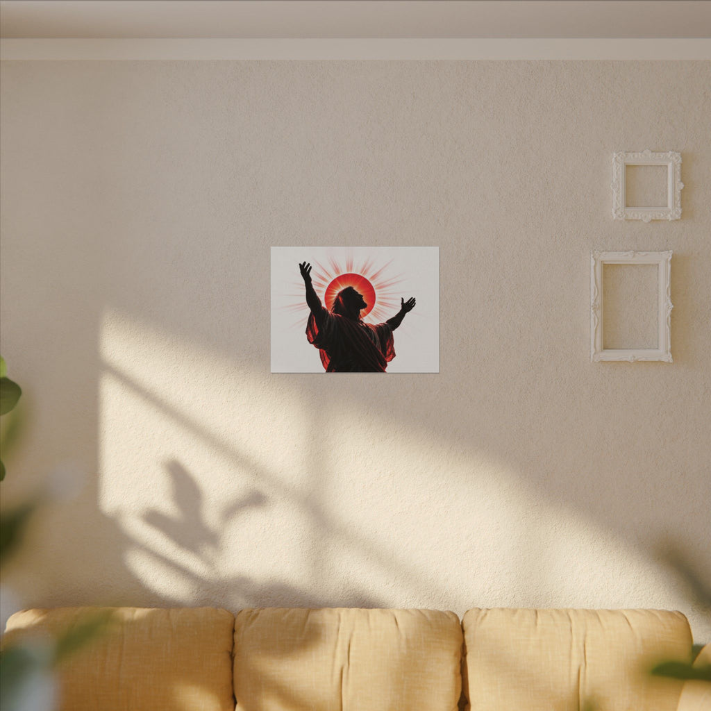 Red Sun Victory - Christian Wall Art | Canvas (Landscape)