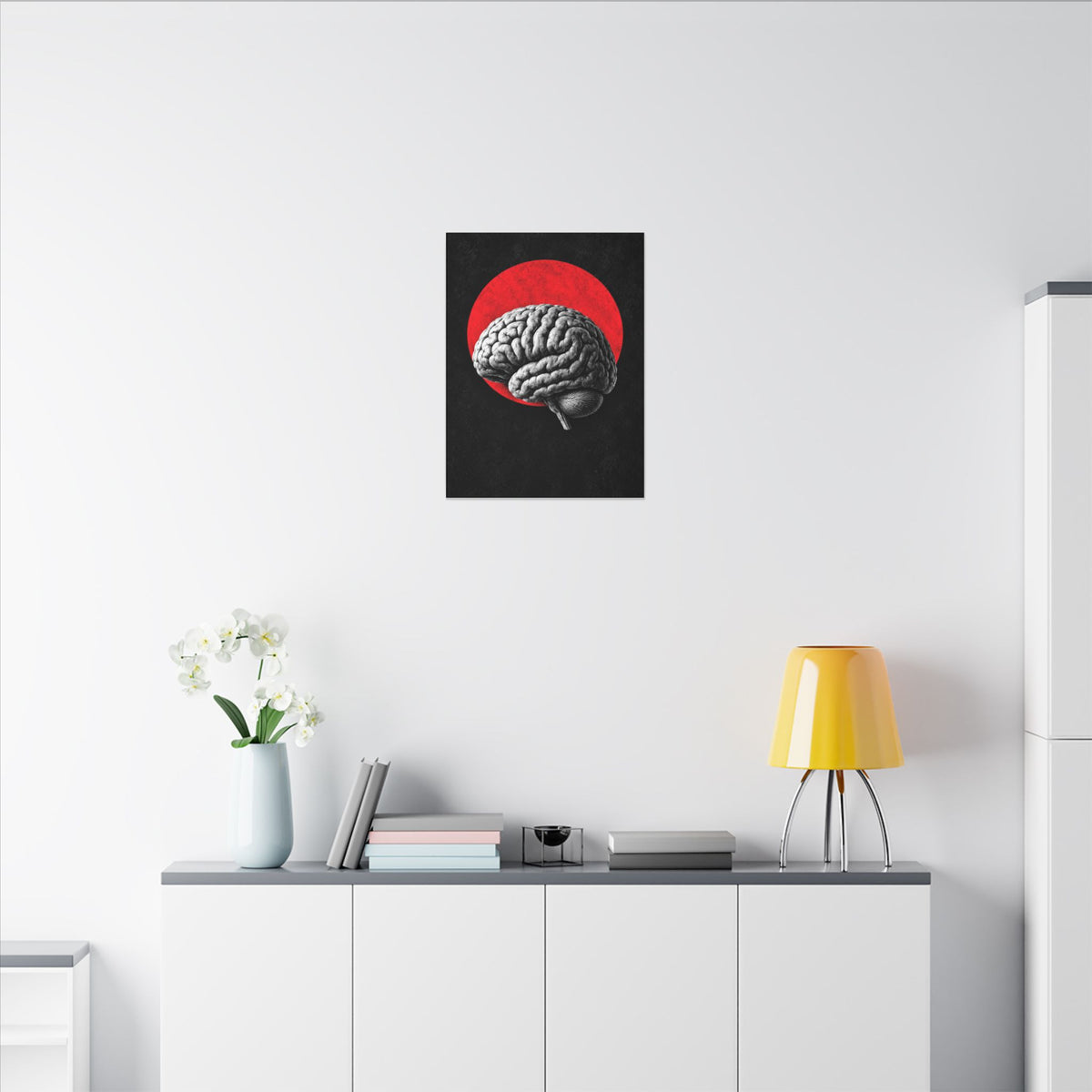 Cerebral Contour - Doctor's Office Wall Art | Canvas