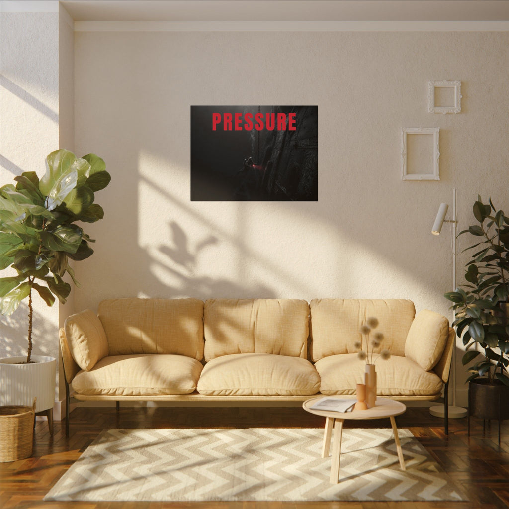 Control the Pressure - Gym Wall Art | Canvas (Landscape)