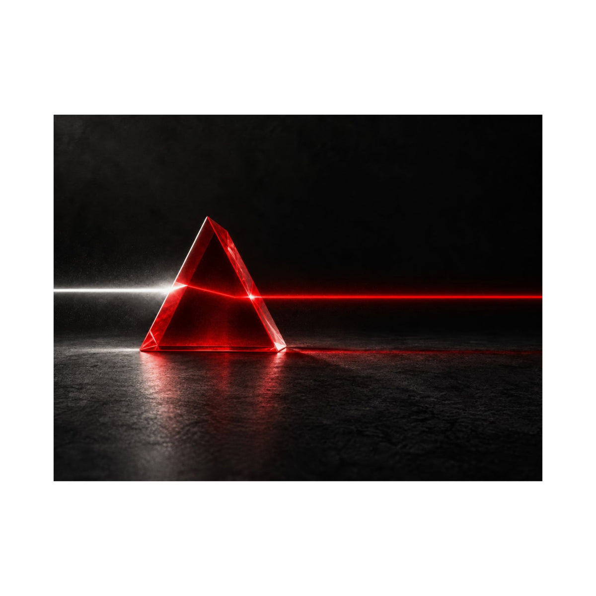 Spectral Threshold - Professional Office Wall Art | Matte Poster (Landscape)