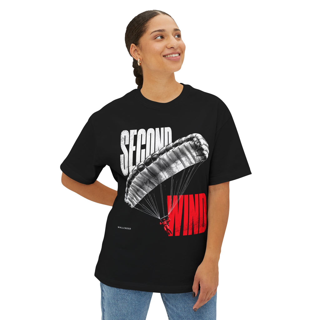 Second Wind | Heavyweight Tee (Front + Back)