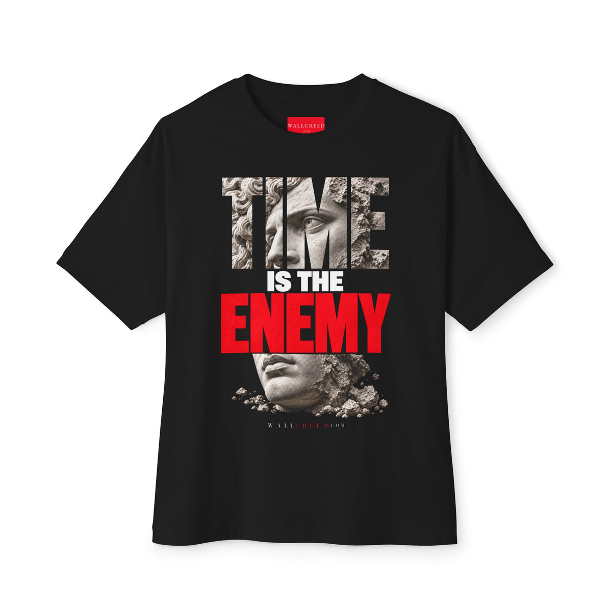 Time Is the Enemy | Heavyweight Tee (Front + Back)