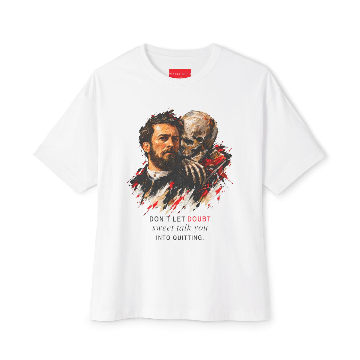 Don't Let Doubt | Heavyweight Tee (Front + Back)