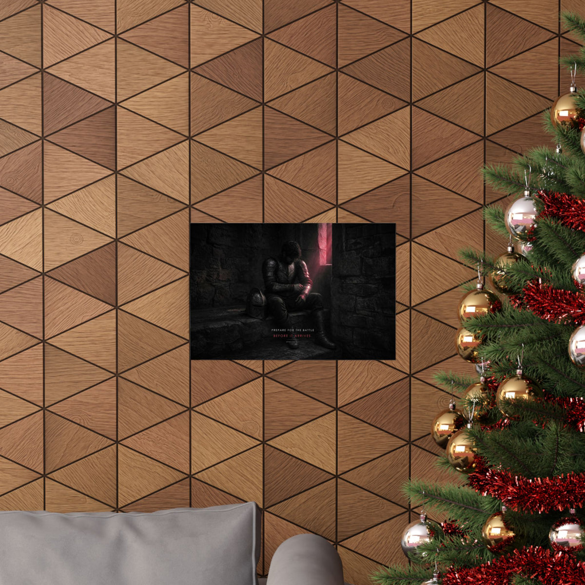 Before the Battle - Armor of God Wall Art | Matte Poster (Landscape)