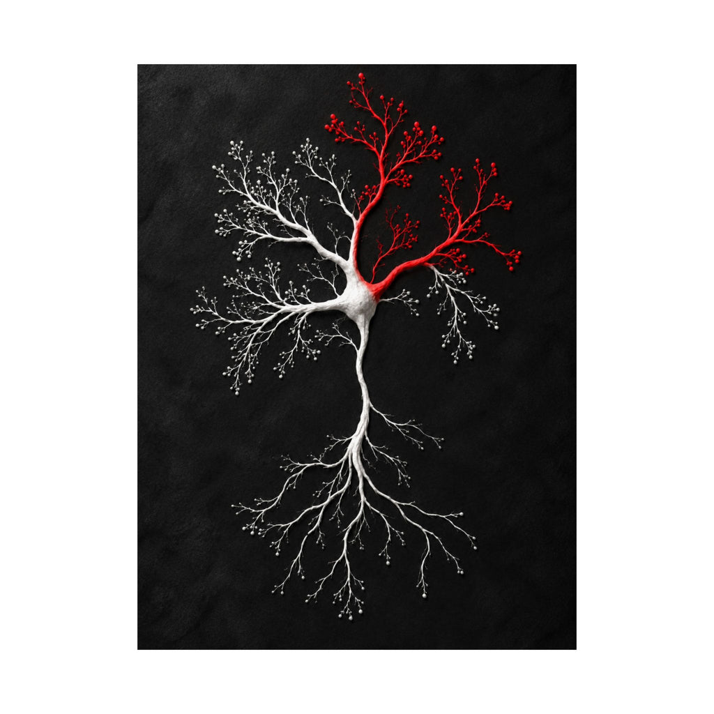 Neuronal Arbor - Doctor's Office Wall Art | Matte Poster