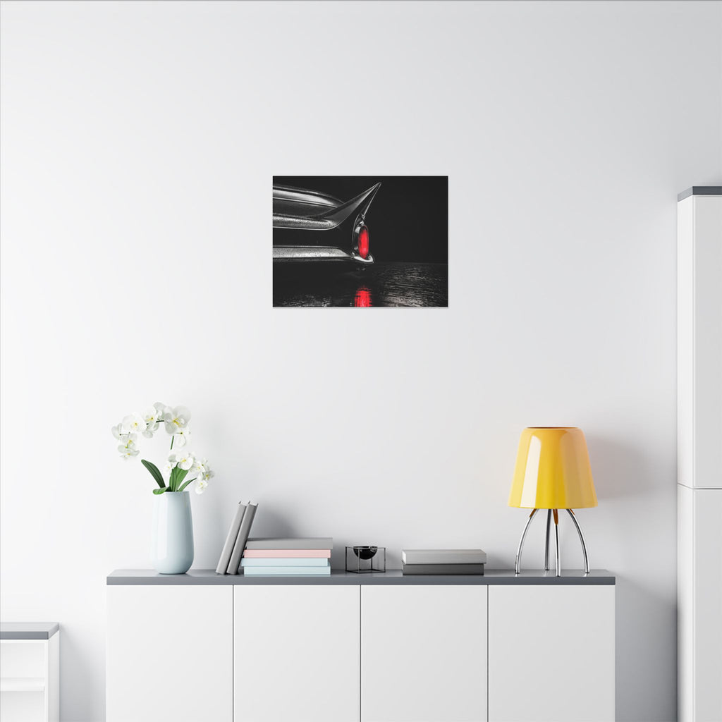 Ruby Tail - Classic Car Wall Art | Canvas (Landscape)