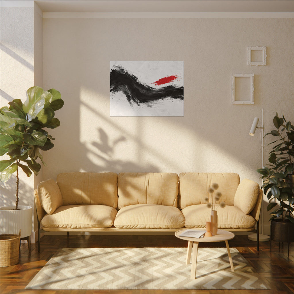 Measured Current - Professional Office Wall Art | Canvas (Landscape)