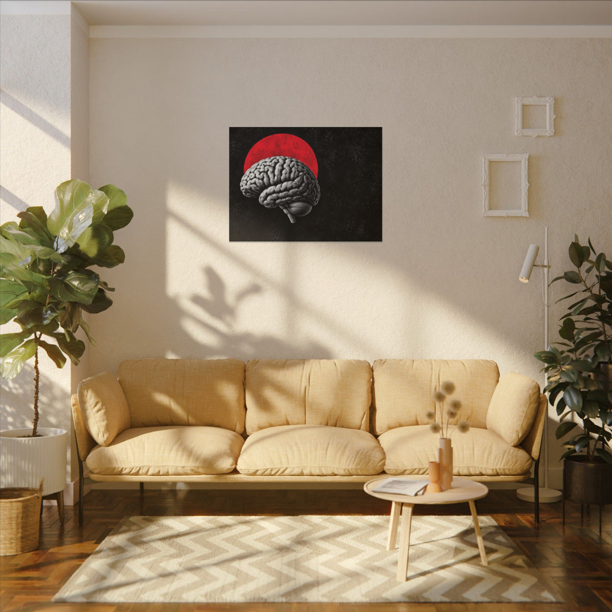 Cerebral Contour - Doctor's Office Wall Art | Canvas (Landscape)
