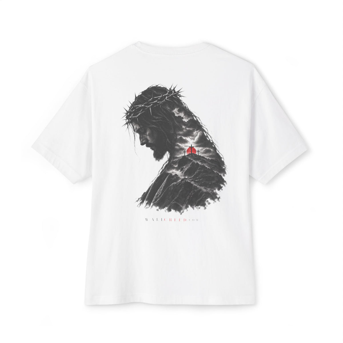 Three Crosses | Heavyweight Tee (Front + Back)