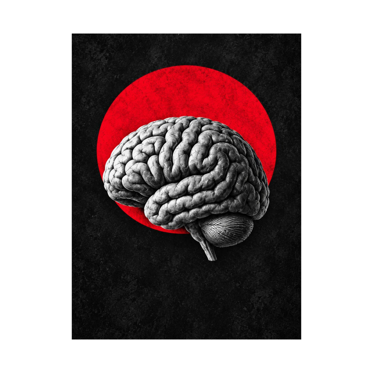 Cerebral Contour - Doctor's Office Wall Art | Matte Poster