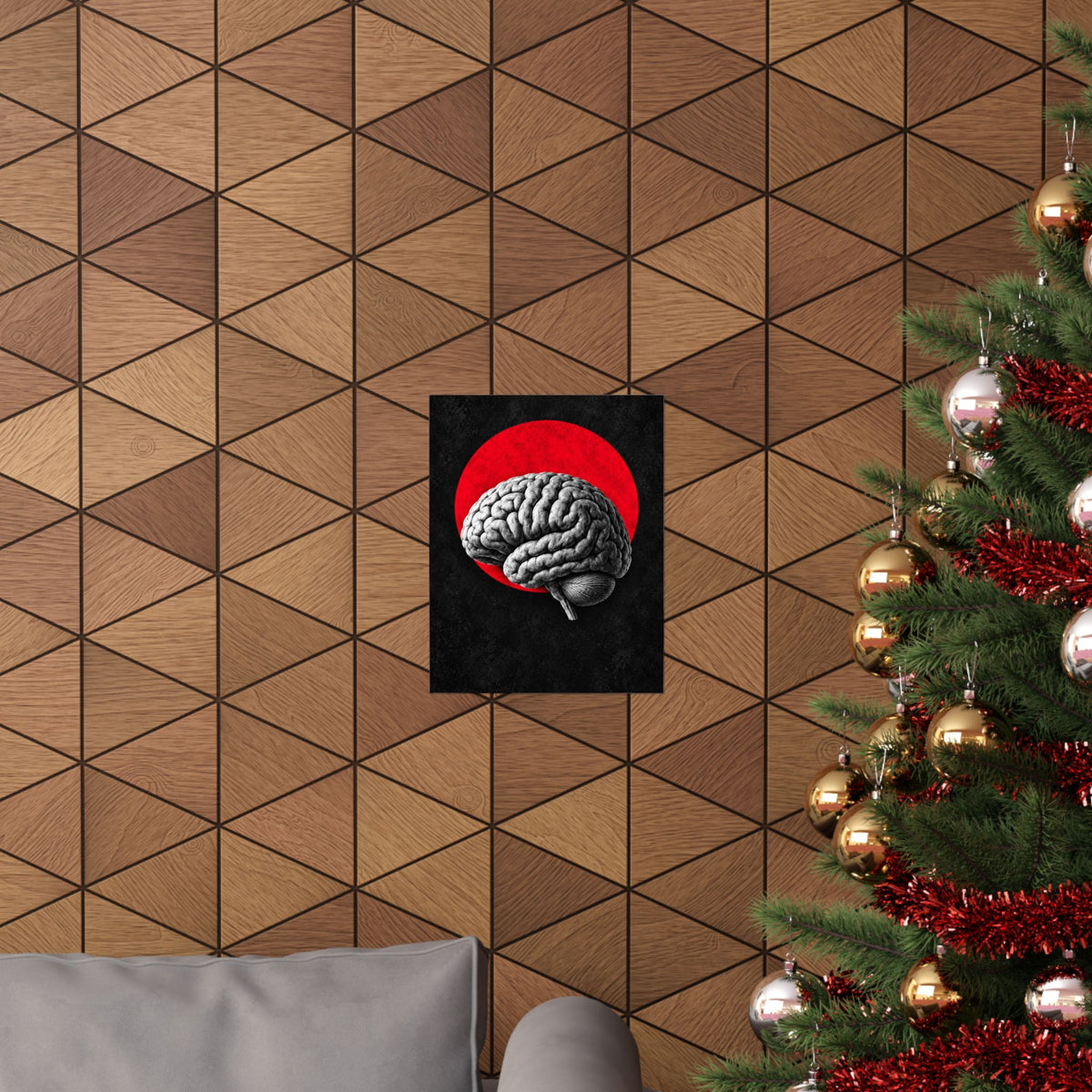 Cerebral Contour - Doctor's Office Wall Art | Matte Poster