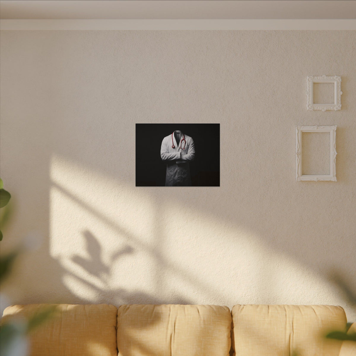 The White Coat - Doctor's Office Wall Art | Canvas (Landscape)