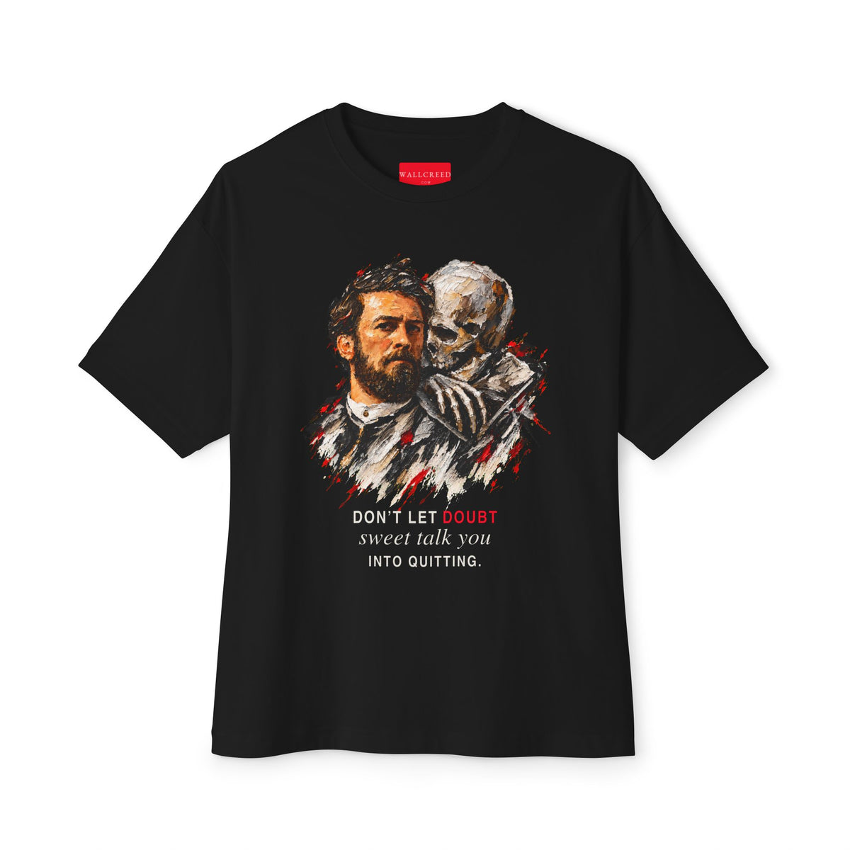 Don't Let Doubt | Heavyweight Tee (Front + Back)