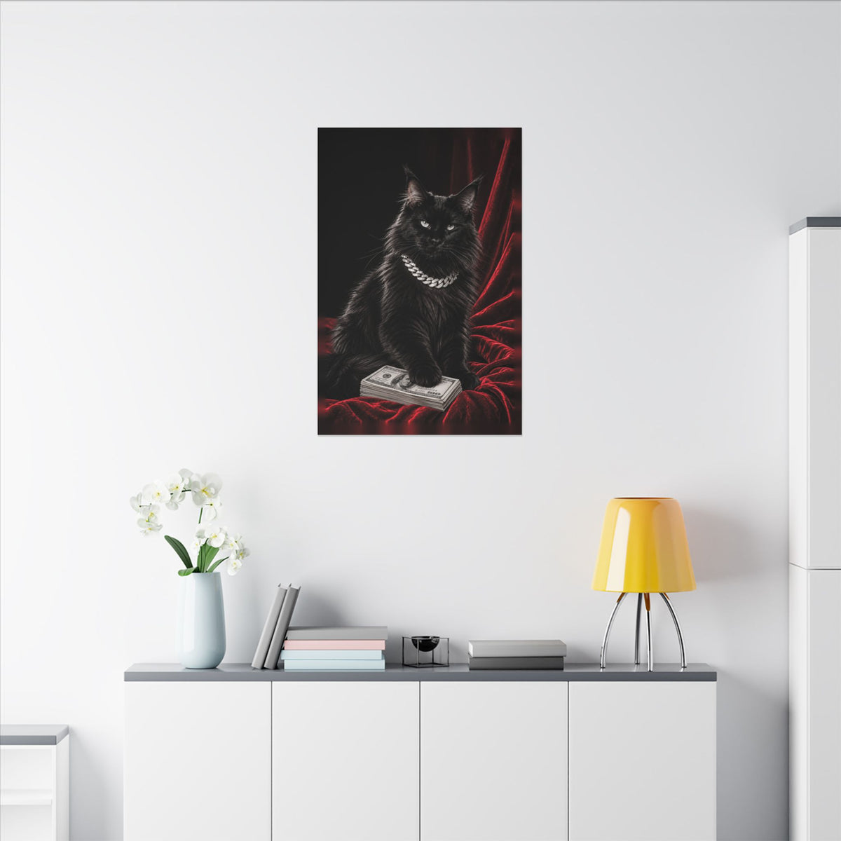 Cat Cash - Meme Wall Art | Canvas