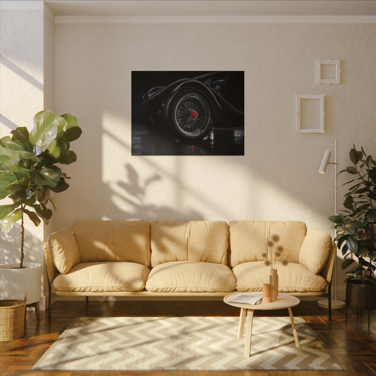 Spoke and Steel - Classic Car Wall Art | Canvas (Landscape)