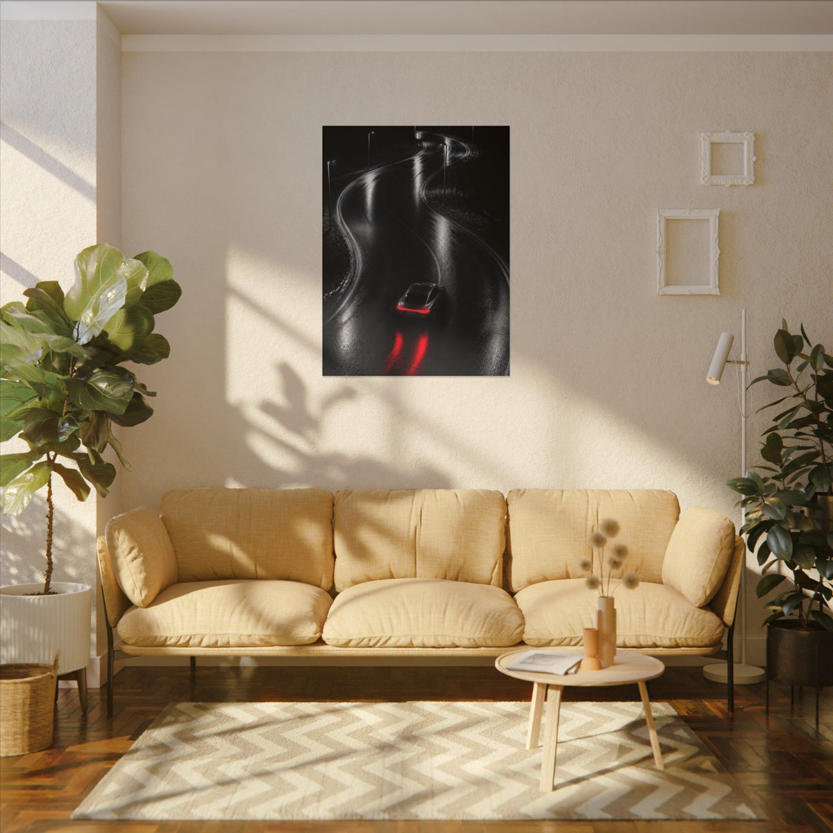 The Racing Line - Night Driving Wall Art | Canvas