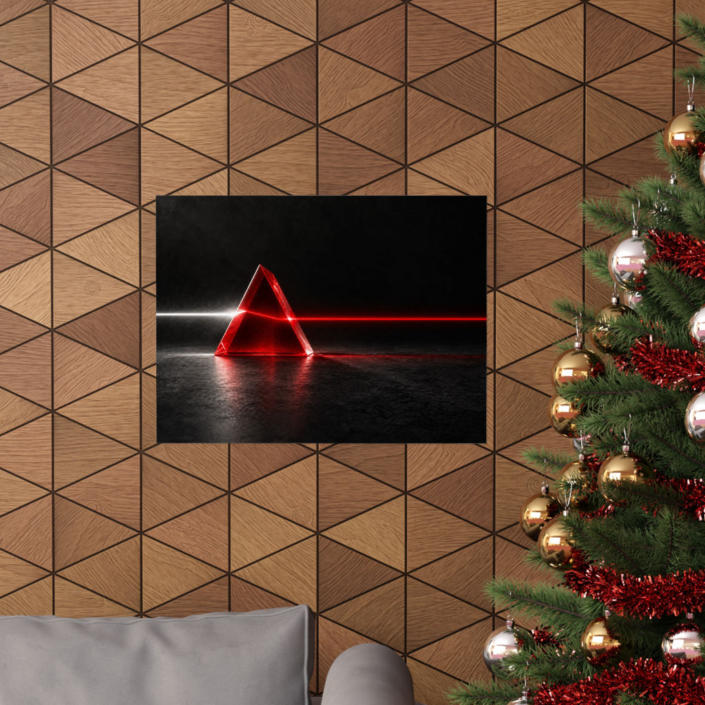 Spectral Threshold - Professional Office Wall Art | Matte Poster (Landscape)