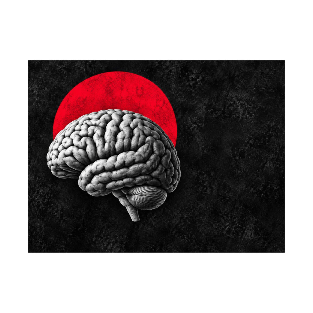 Cerebral Contour - Doctor's Office Wall Art | Matte Poster (Landscape)