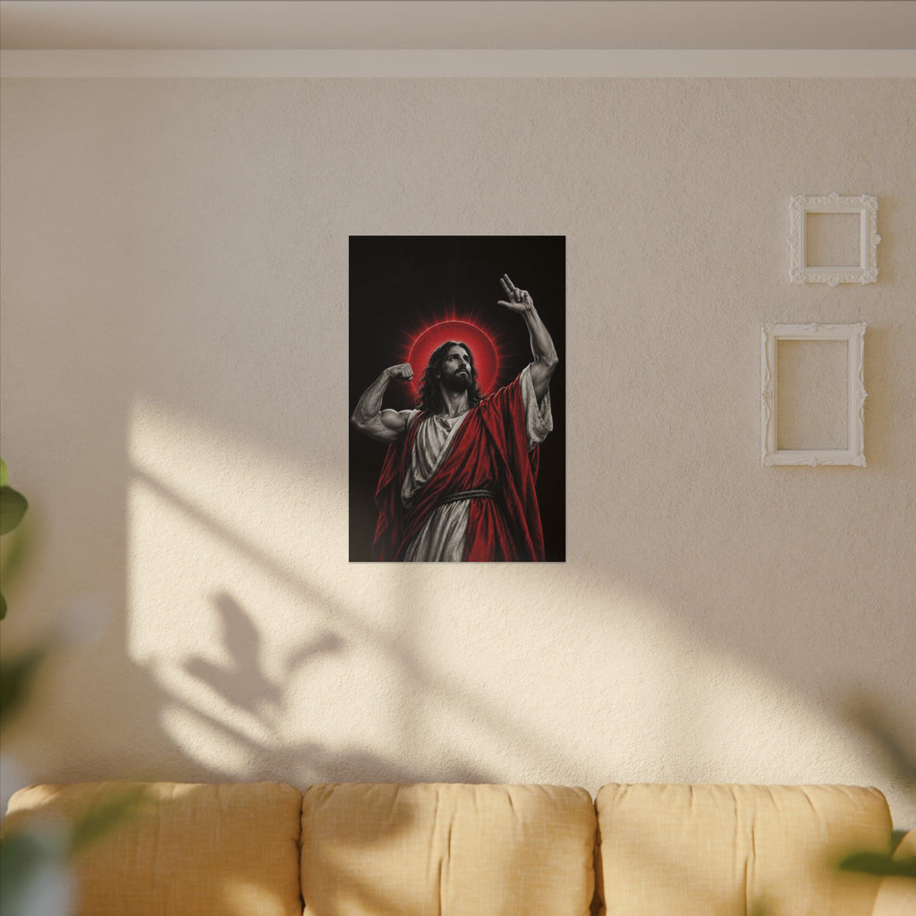 Faith and Iron - Gym Wall Art | Canvas