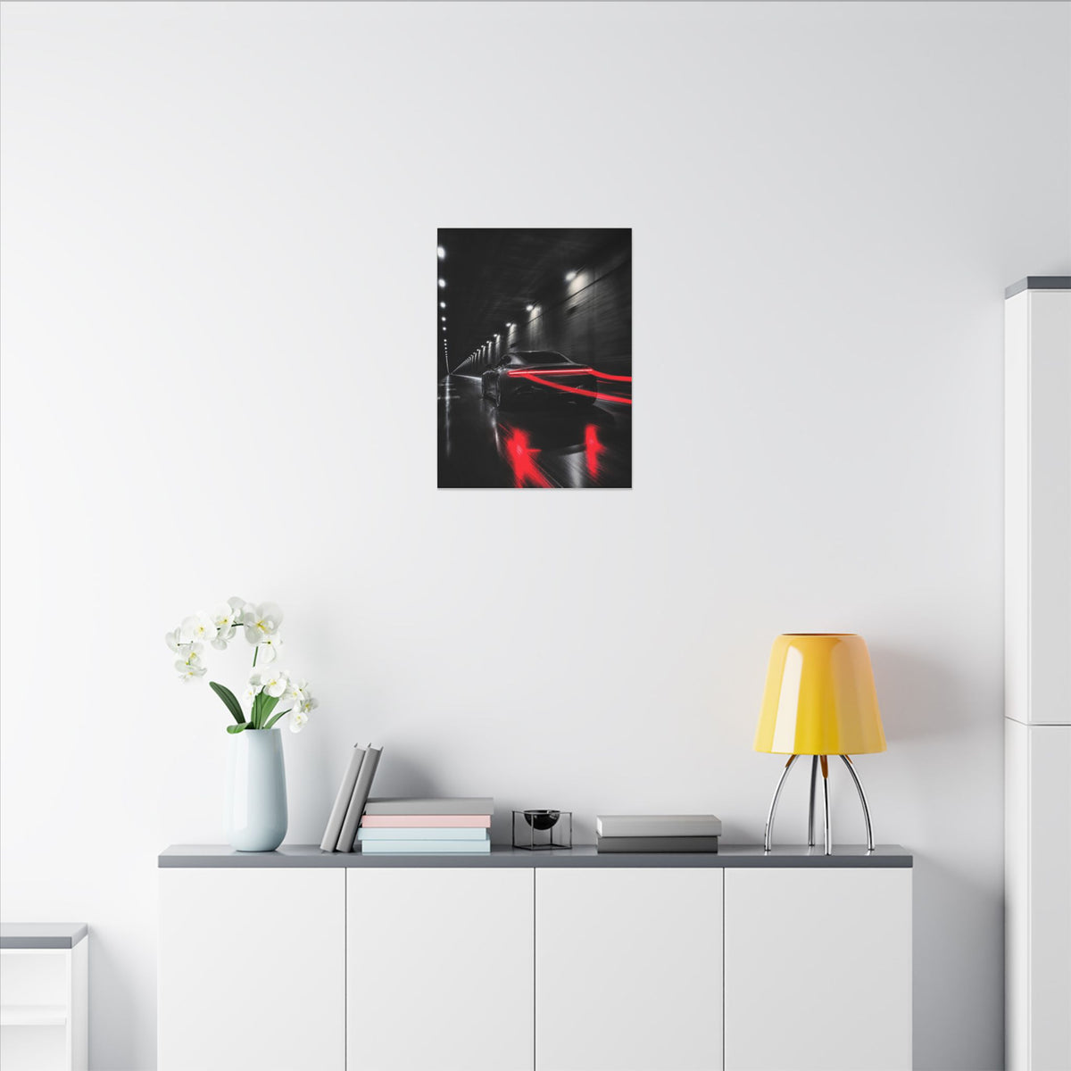 Redline Tunnel - Racing Wall Art | Canvas