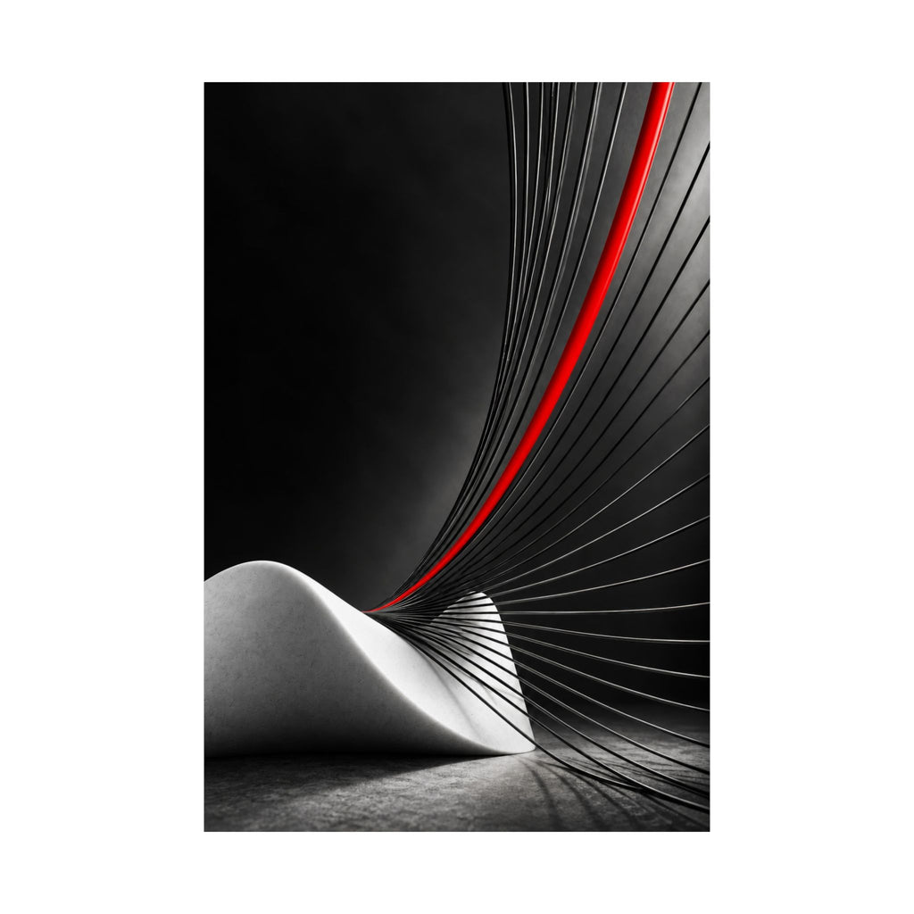 Tensile Field - Professional Office Wall Art | Matte Poster