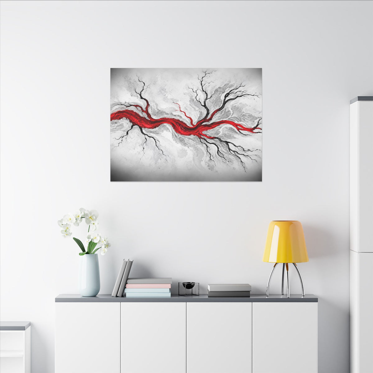 Estuary Lines - Doctor's Office Wall Art | Canvas (Landscape)