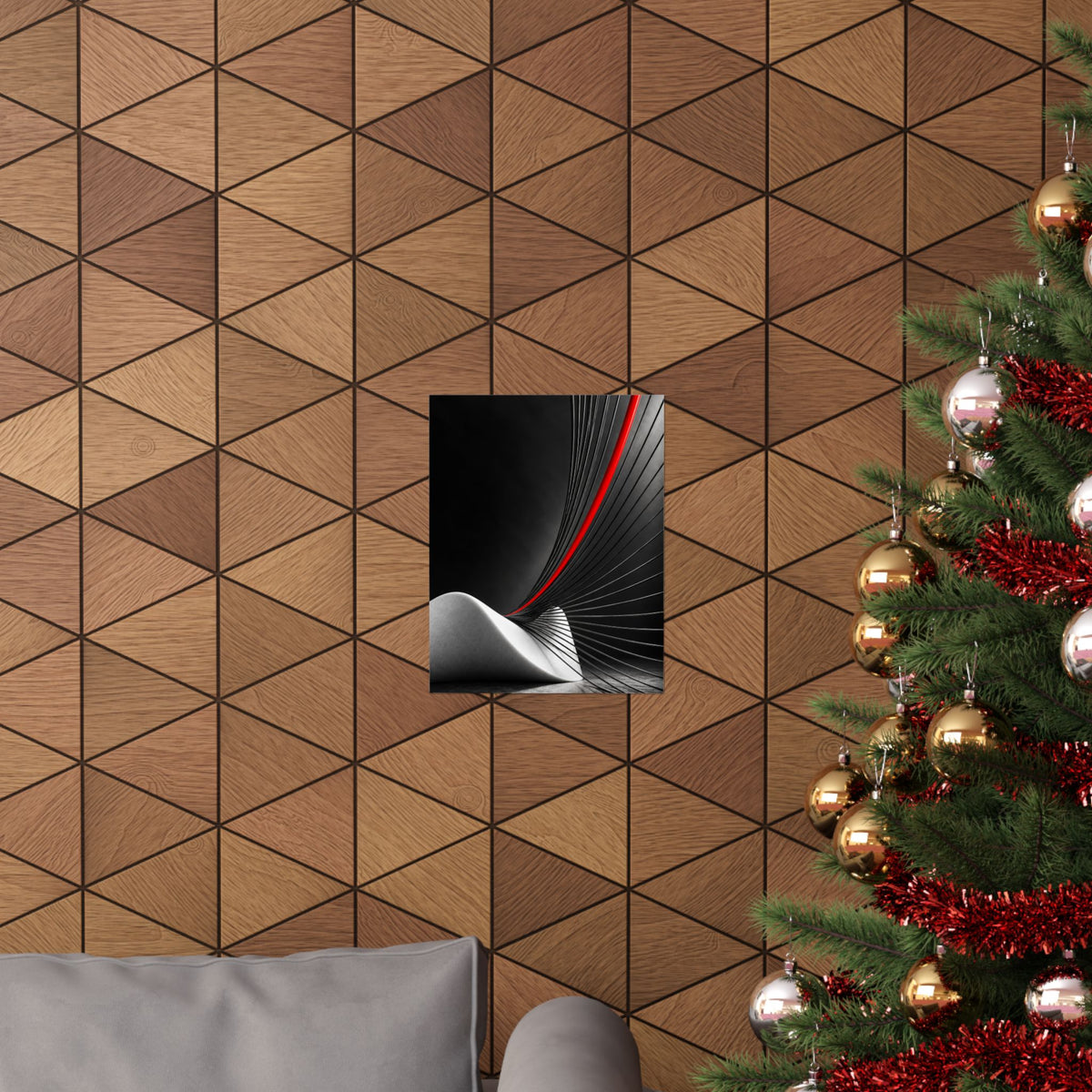Tensile Field - Professional Office Wall Art | Matte Poster