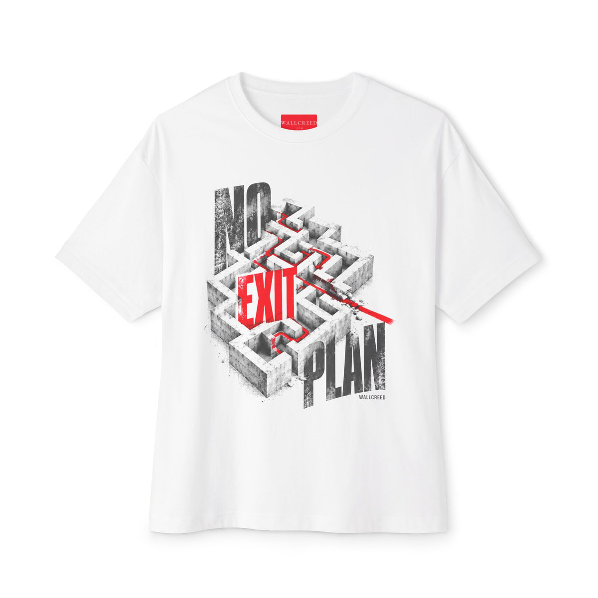 No Exit Plan | Heavyweight Tee (Front + Back)