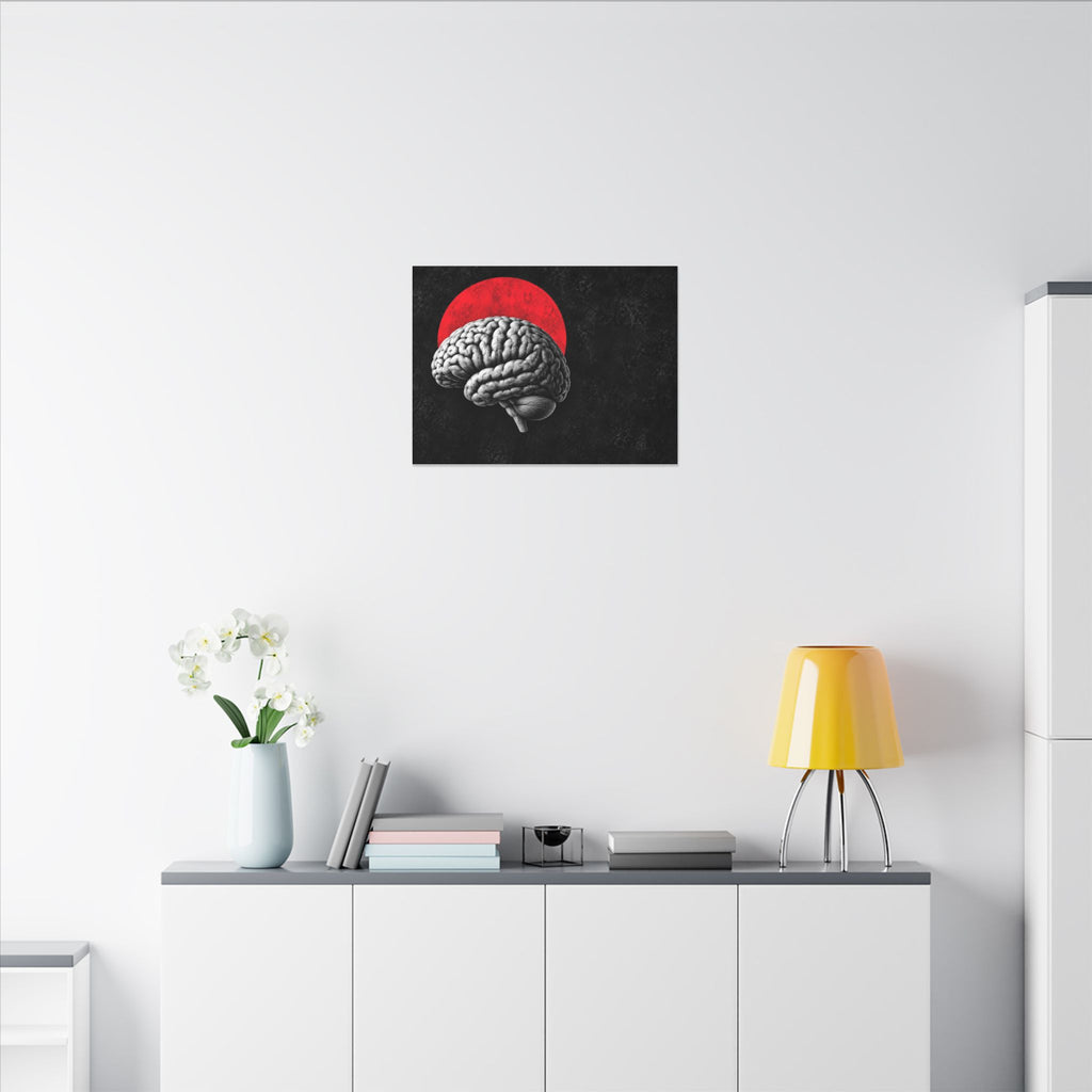 Cerebral Contour - Doctor's Office Wall Art | Canvas (Landscape)