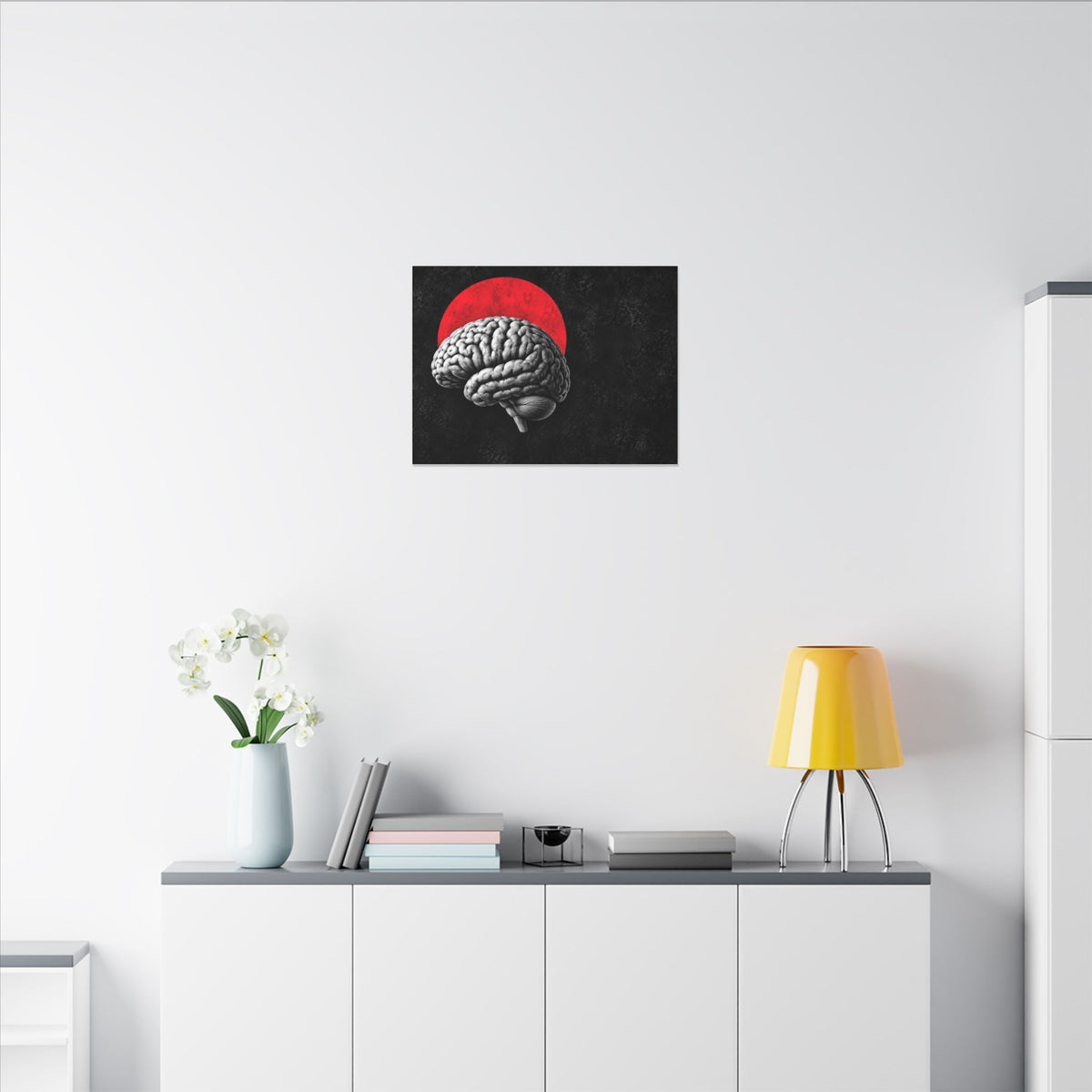 Cerebral Contour - Doctor's Office Wall Art | Canvas (Landscape)