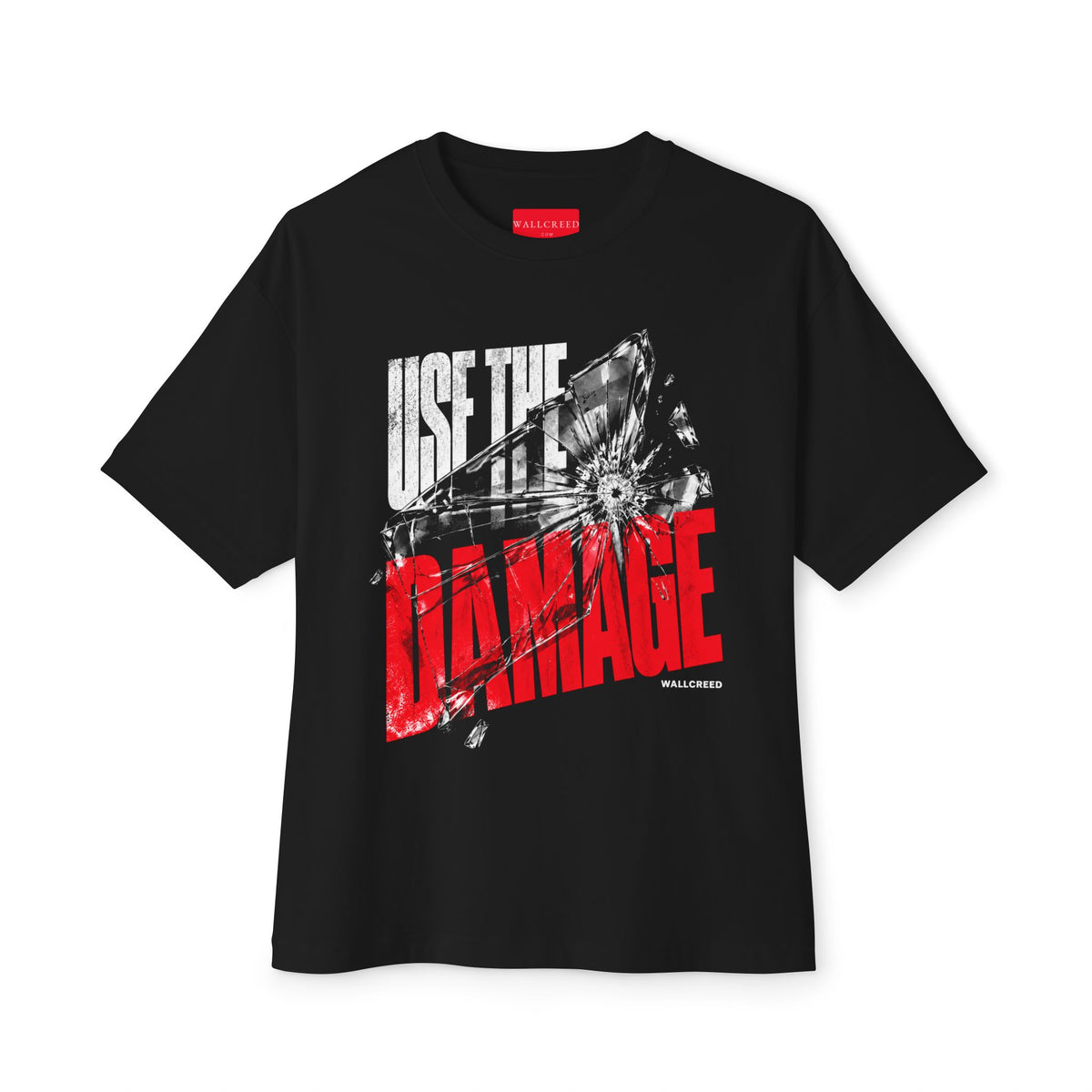 Use the Damage | Heavyweight Tee (Front + Back)