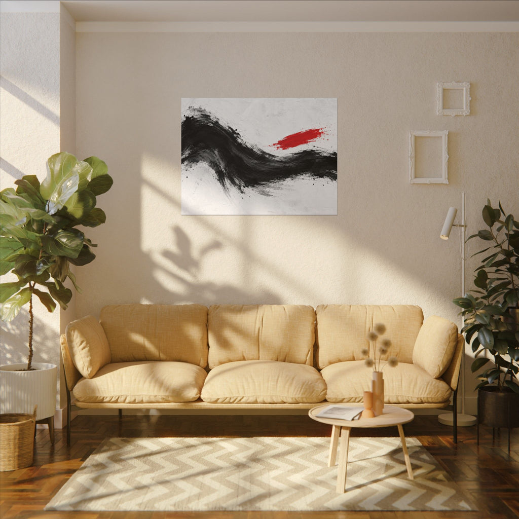Measured Current - Professional Office Wall Art | Canvas (Landscape)