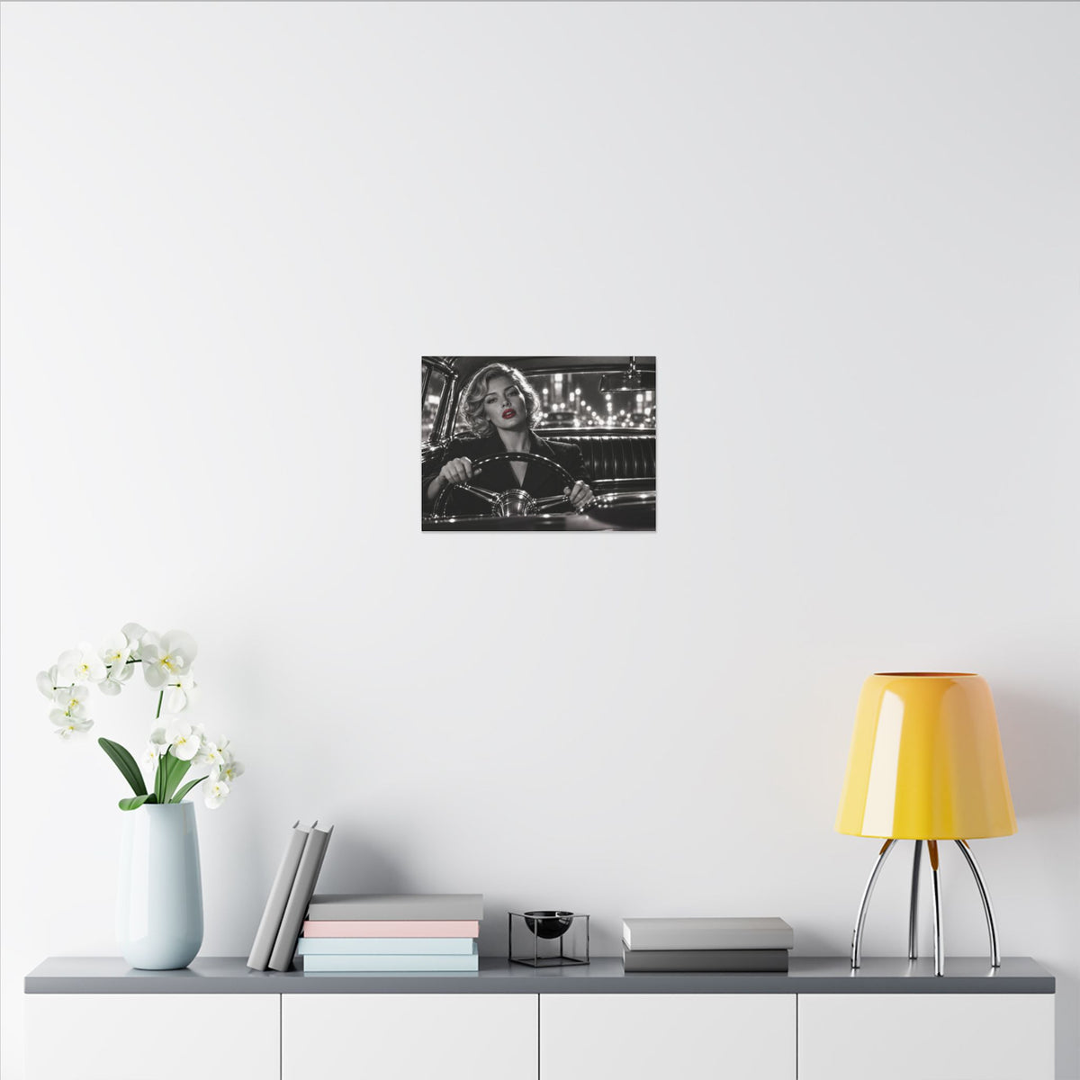 Night Drive - Bedroom Wall Art | Canvas (Landscape)