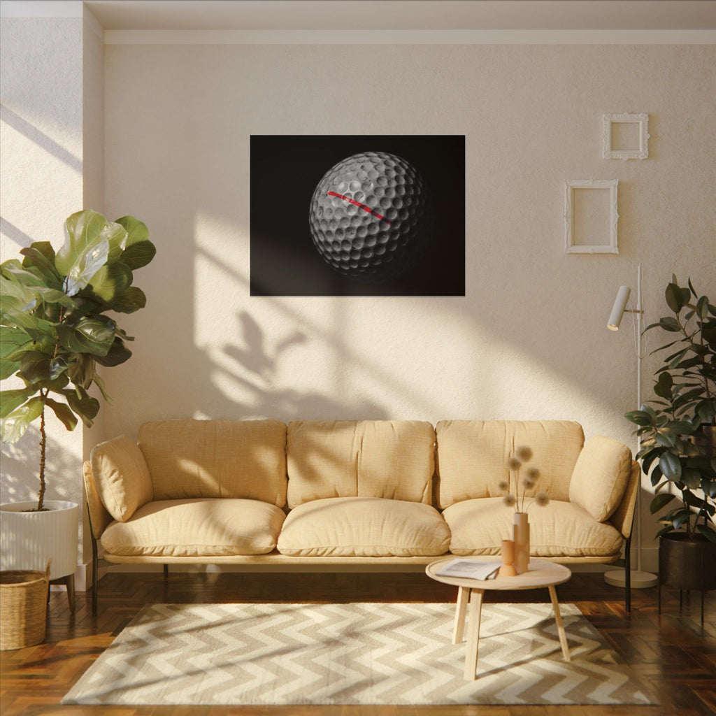Still in Play - Golf Artwork | Canvas (Landscape)
