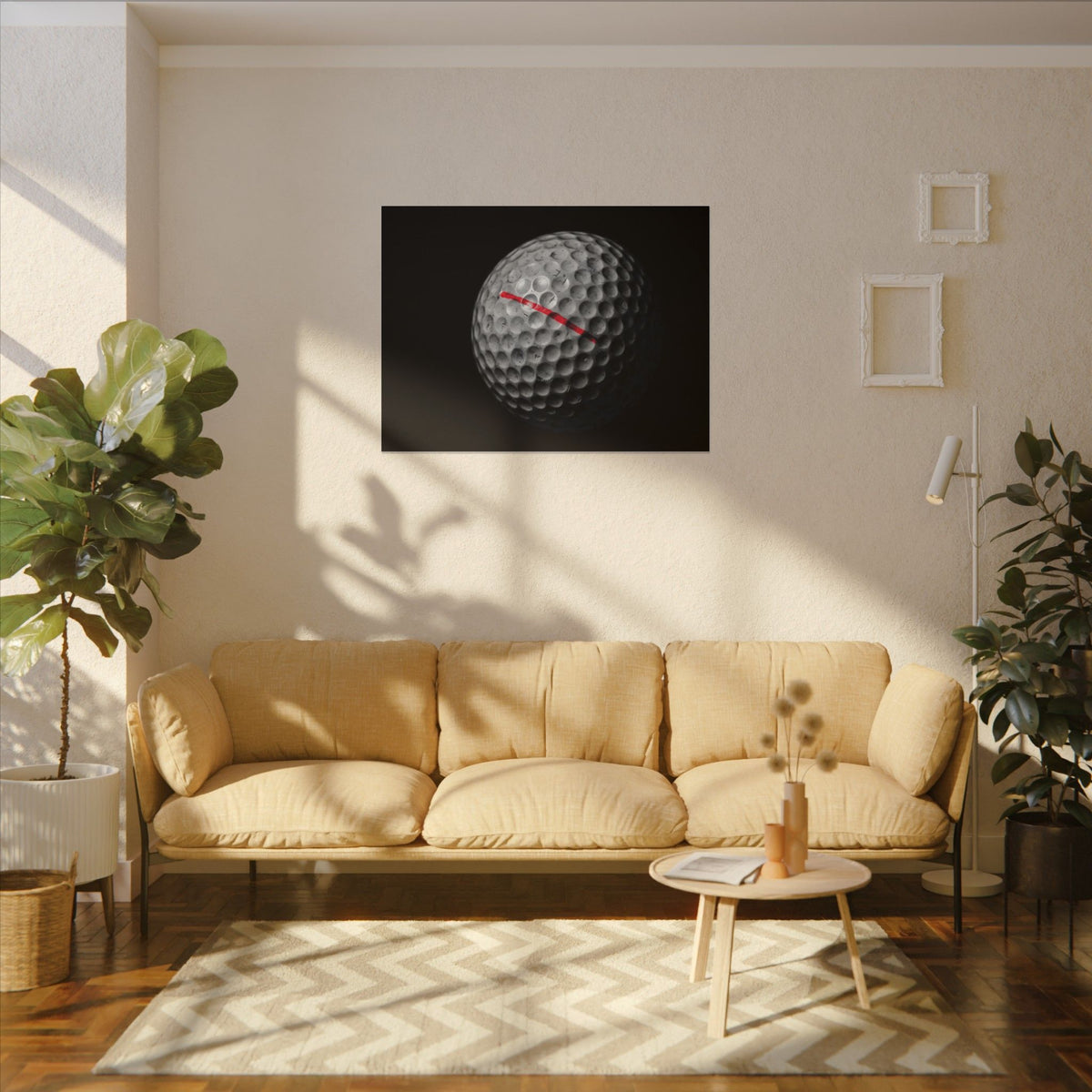 Still in Play - Golf Artwork | Canvas (Landscape)