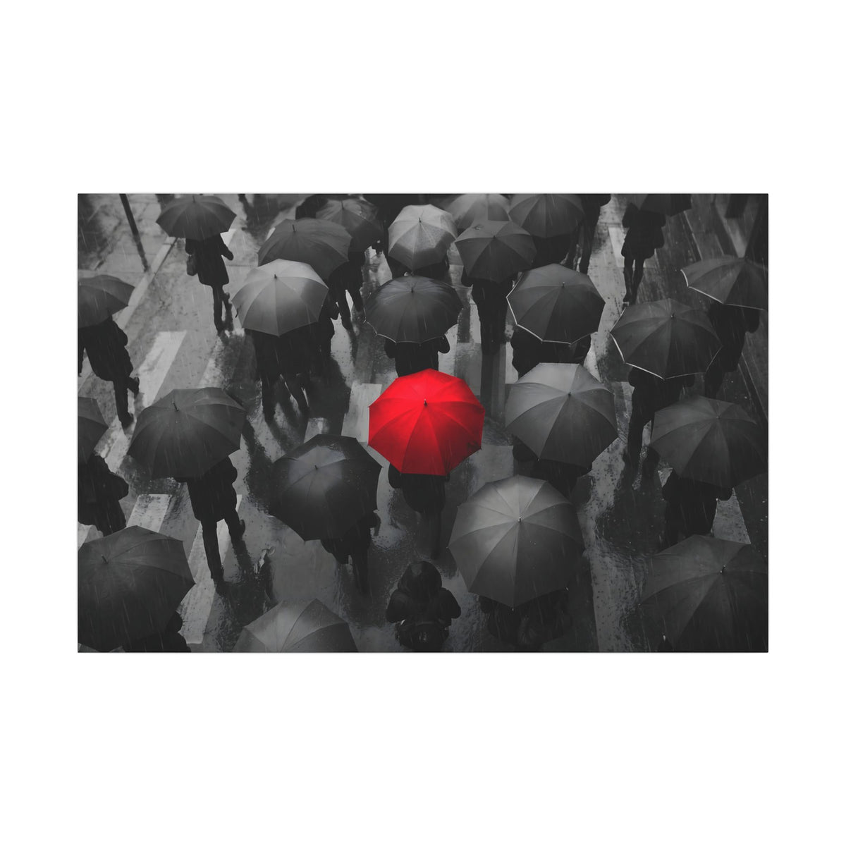 One in the Crowd - Office Wall Art | Canvas (Landscape)