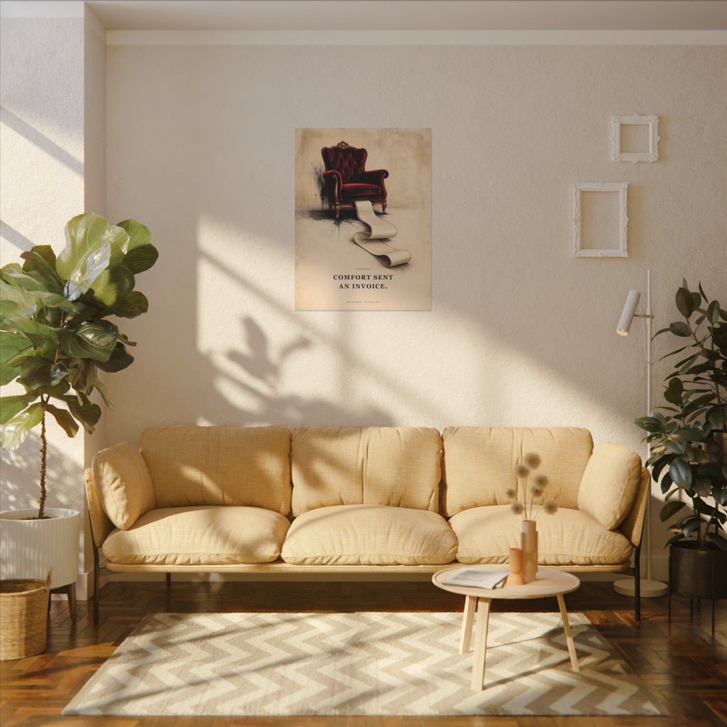 Comfort Sent an Invoice - Funny Wall Art | Canvas
