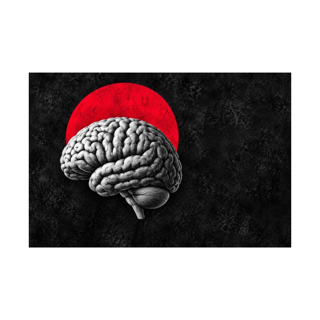 Cerebral Contour - Doctor's Office Wall Art | Matte Poster (Landscape)