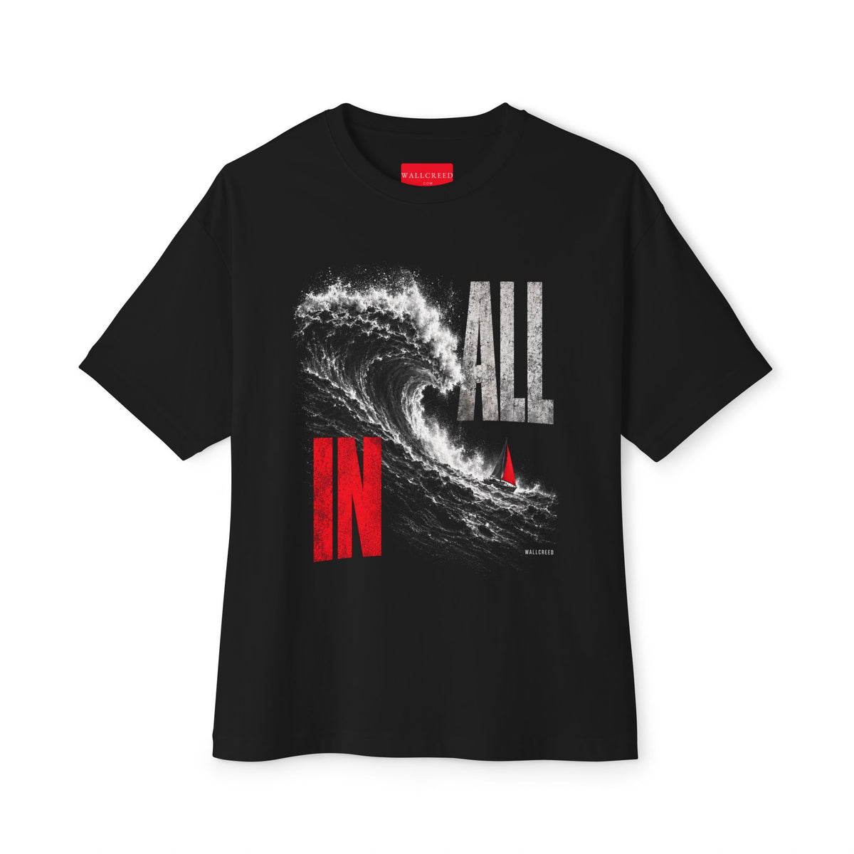All In | Heavyweight Tee (Front + Back)