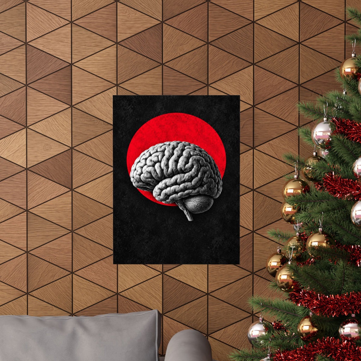 Cerebral Contour - Doctor's Office Wall Art | Matte Poster
