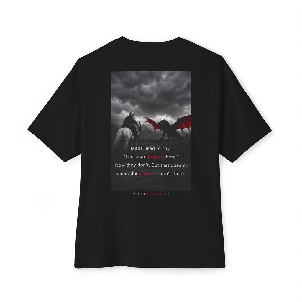 There Be Dragons | Heavyweight Tee (Front + Back)