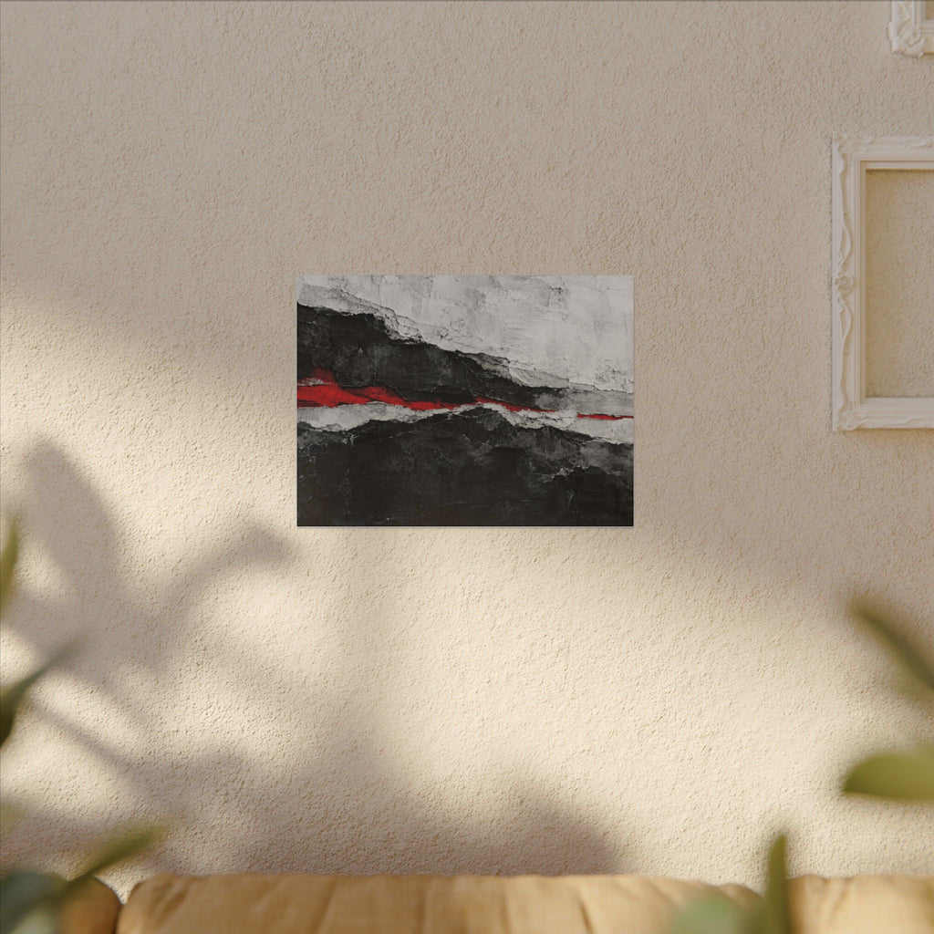Strata of Silence - Professional Office Wall Art | Canvas (Landscape)
