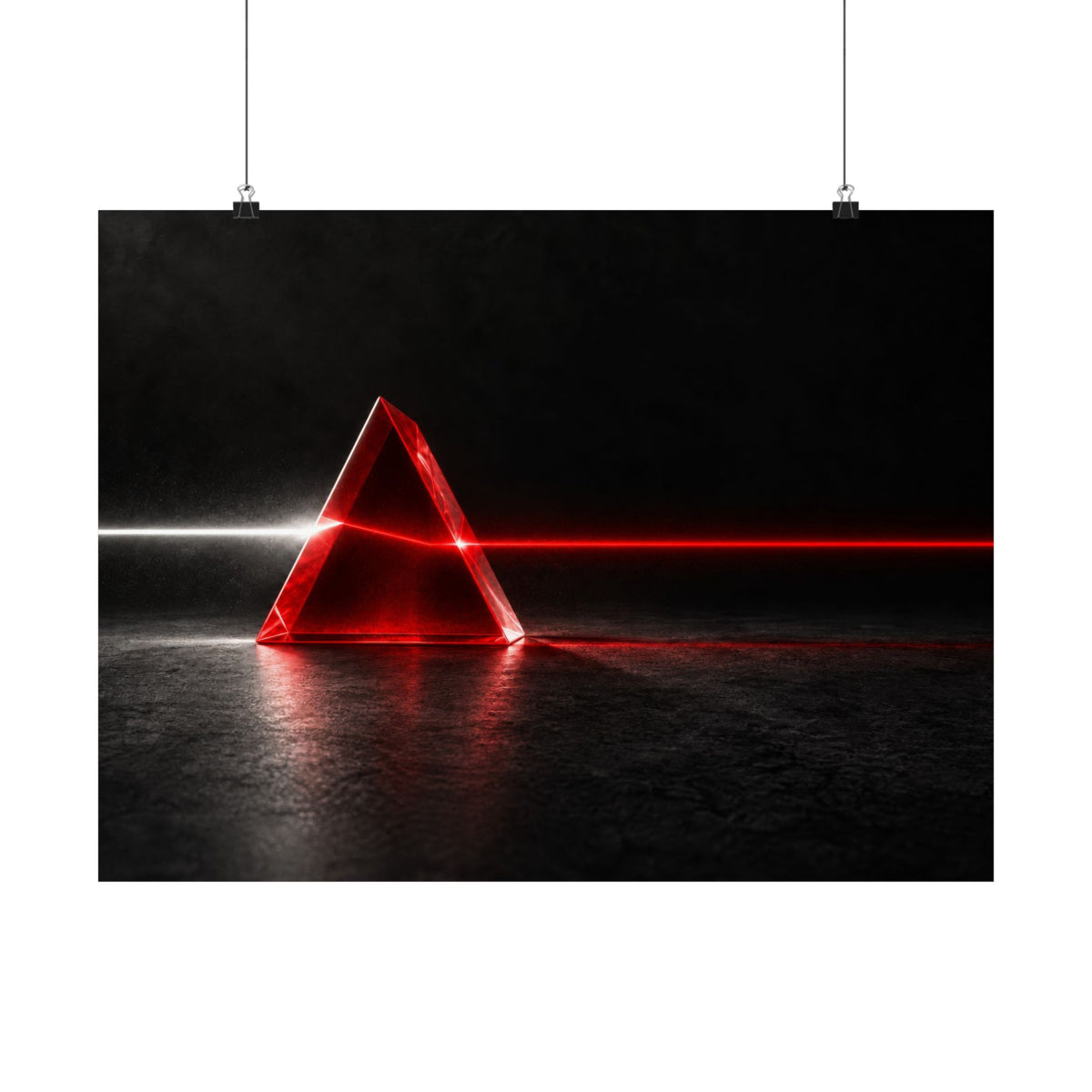 Spectral Threshold - Professional Office Wall Art | Matte Poster (Landscape)