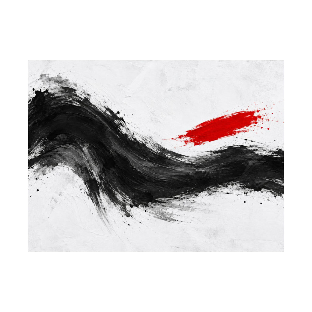 Measured Current - Professional Office Wall Art | Matte Poster (Landscape)