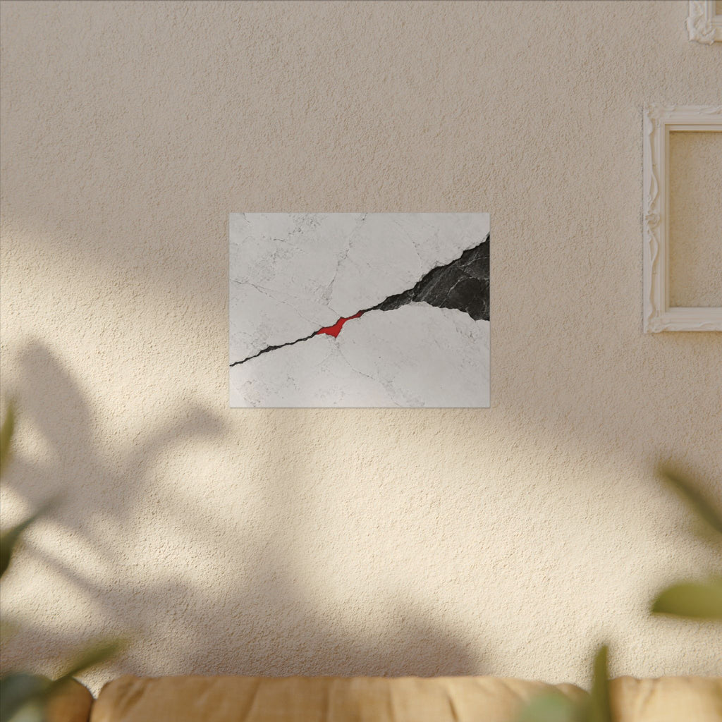 Porcelain Fault - Professional Office Wall Art | Canvas (Landscape)