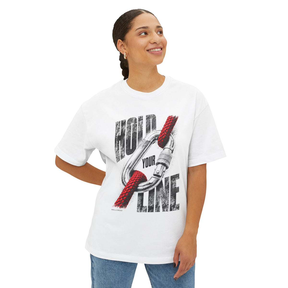 Hold Your Line | Heavyweight Tee (Front + Back)