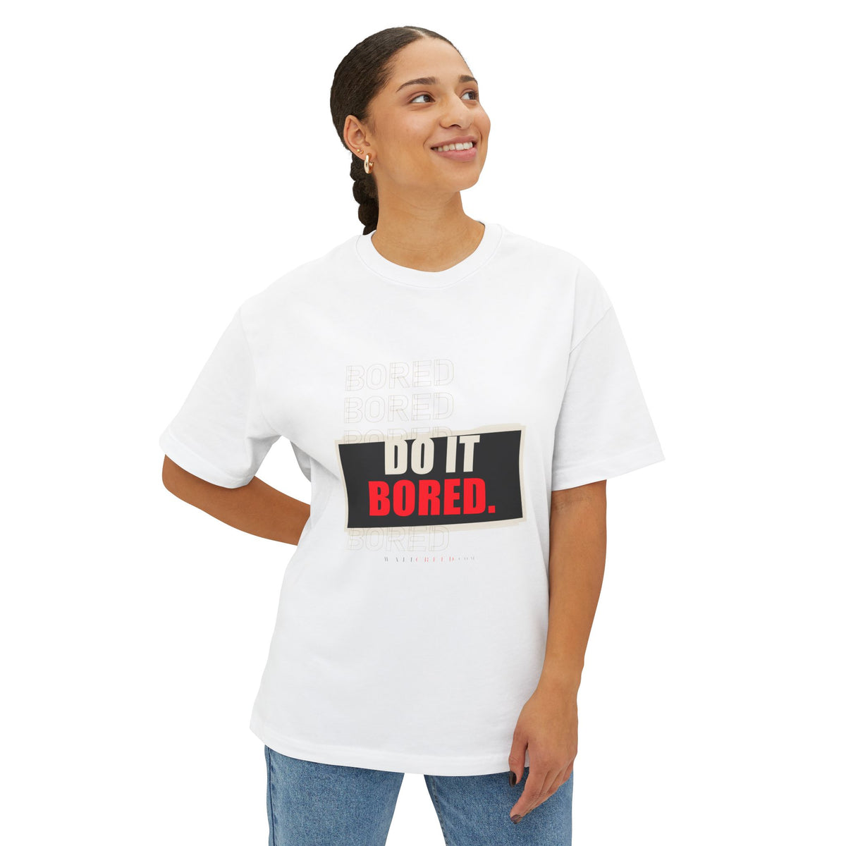 Do It Bored | Heavyweight Tee (Front + Back)