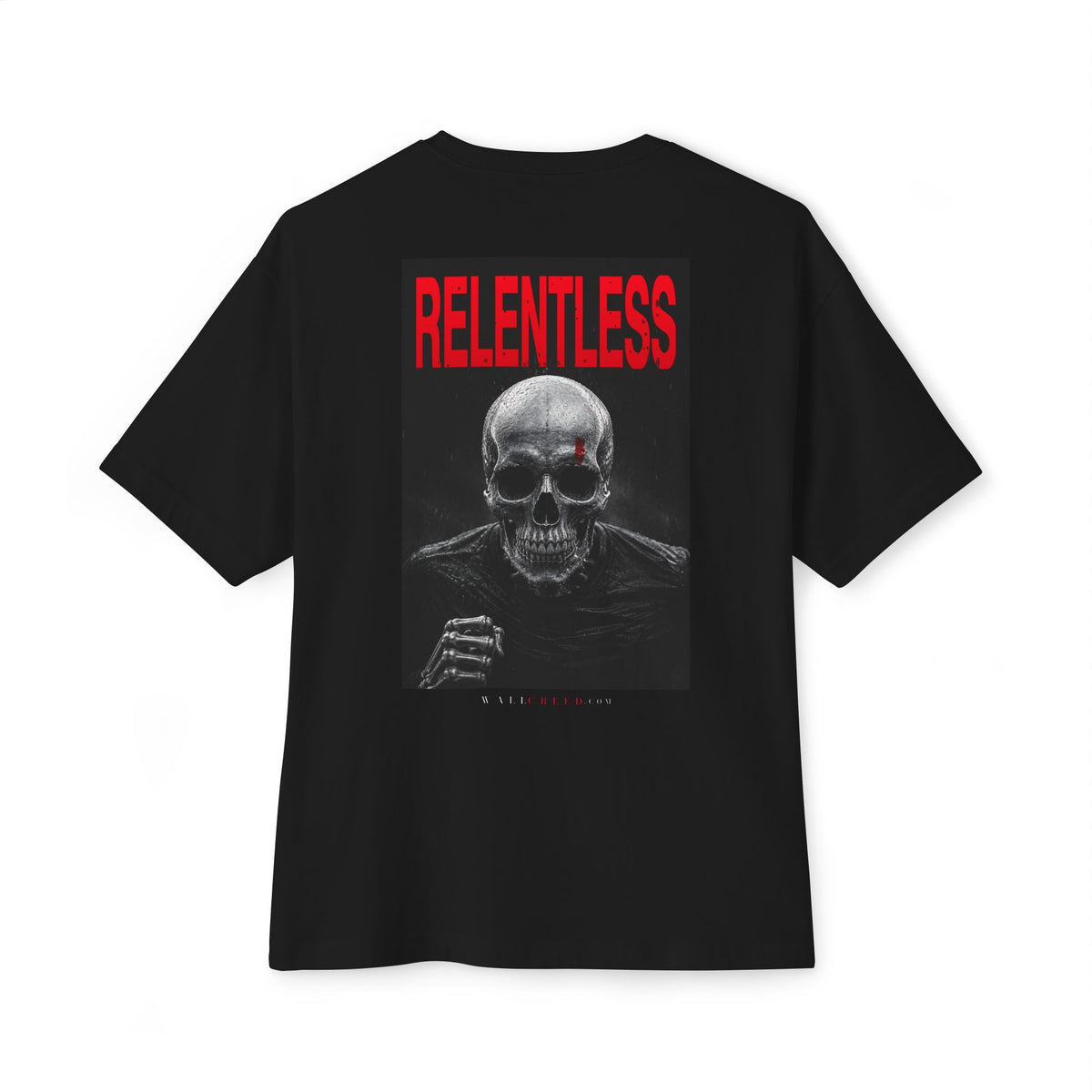 Relentless | Heavyweight Tee (Front + Back)
