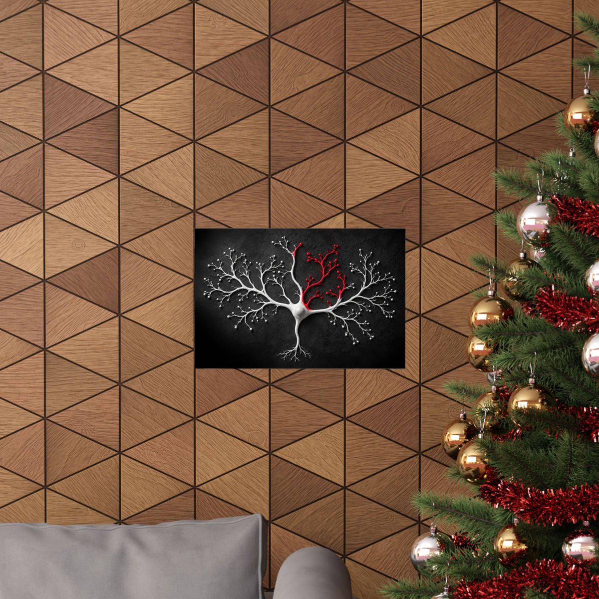 Neuronal Arbor - Doctor's Office Wall Art | Matte Poster (Landscape)