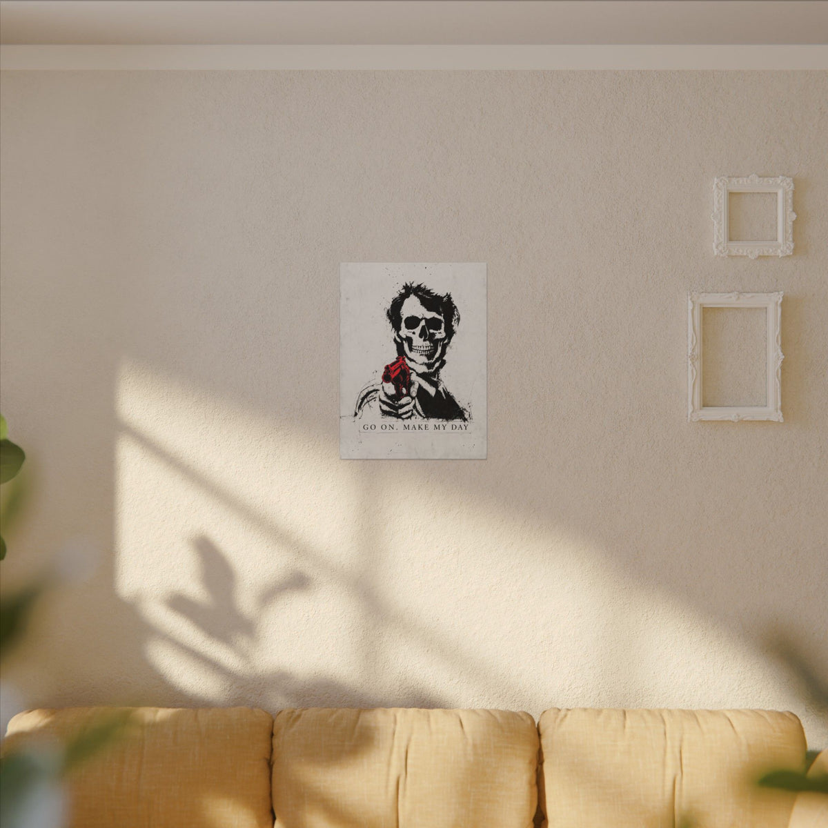 Make My Day - Dark Noir Sketch Art | Canvas